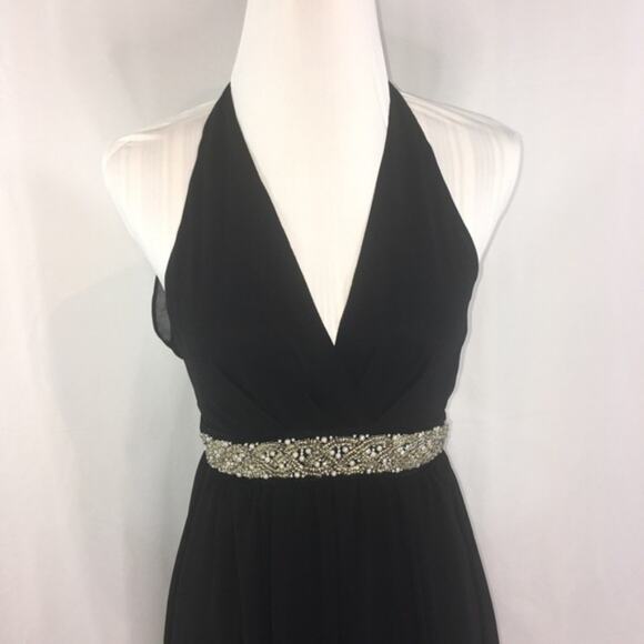 ASOS Women's Deep V Neck Formal Maxi Dress Size US 0 - Picture 8 of 8